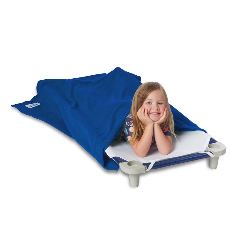 ROLLEE POLLEE Northwest Blue Sleeping Bag for Kids - Super Soft Anti-Pill Fleece Blanket, Single - Cozy Nap Time Solution for Children, 36" x 48" - Image 1